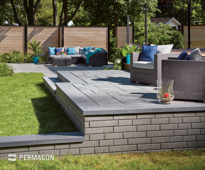 Retaining Stone Wall