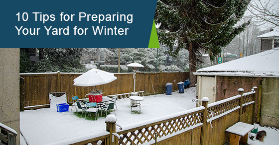 Tips for preparing your yard for winter