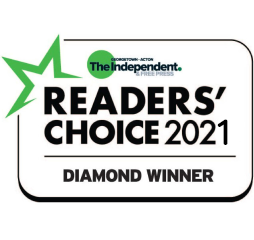 READERS CHOICE 2021 DIAMOND WINNER