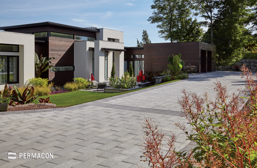 Modern driveway design